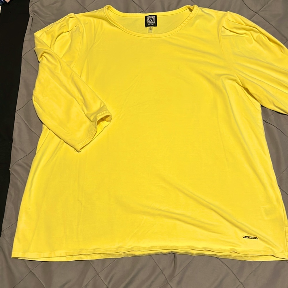 Anne Klein, mid sleeve, AK Sport top